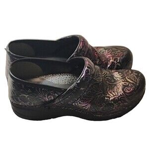Dansko Womens Shoes XP 2.0 Professional Nurses Patent Heeled Clogs US 5.5 -‎ 6